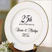 image | 25th. wedding anniversary commemorative plate