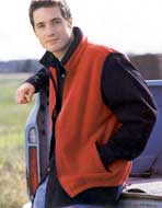 image | red fleece style jacket