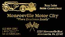 image | business card - Monroeville Motor City